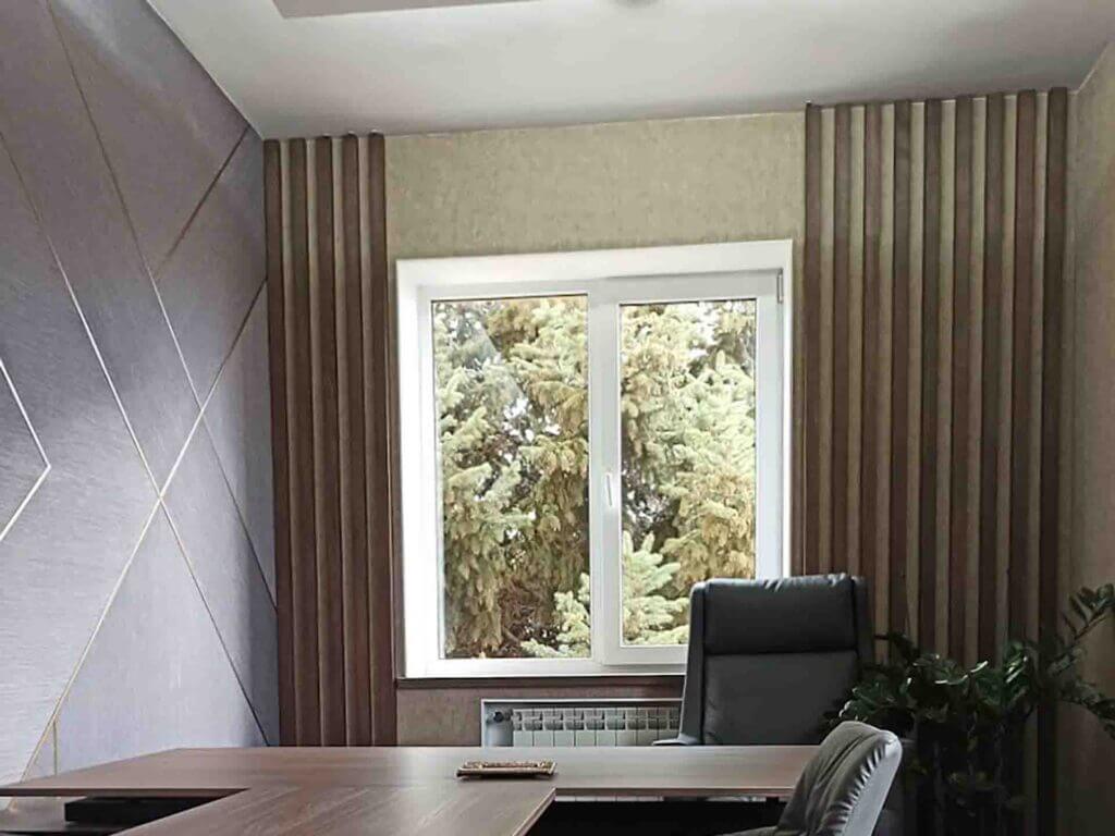 Office vinyl cladding wall accent wall