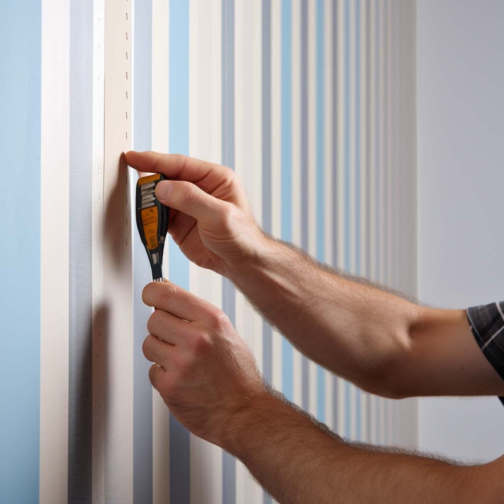 DIY wallpaper application: art and practice