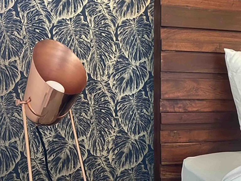 Vinyl wallpaper Interior Transformation