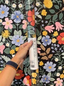 washable floral wallpaper roll material close up Denver metro area Colorado