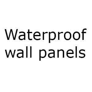 Waterproof wall panels
