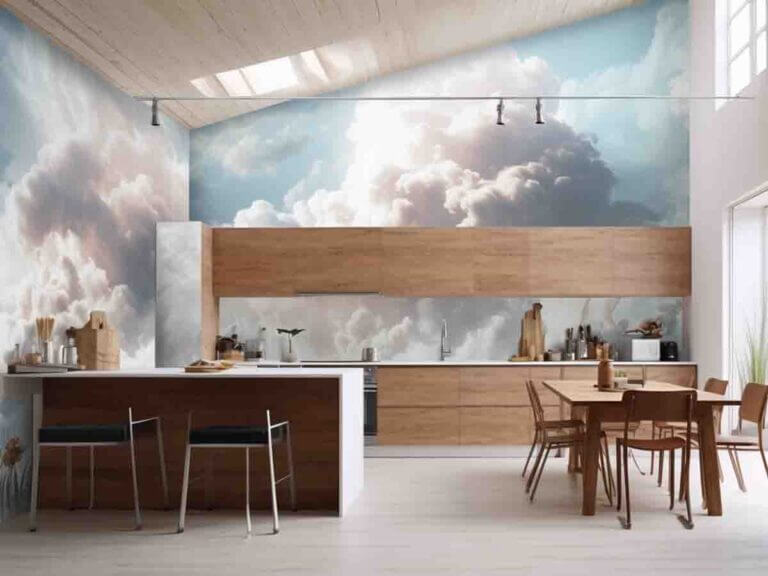 Kitchen wallpaper "sky"