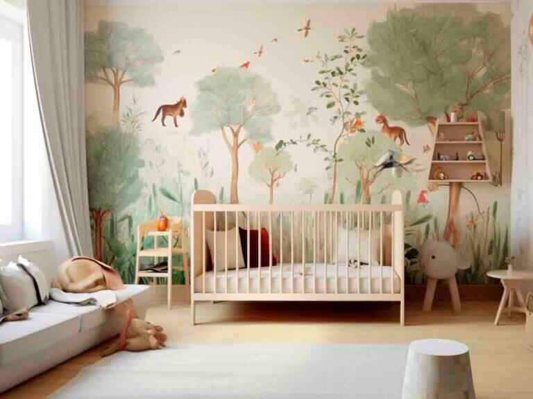 Environmentally Friendly Wallpaper. Nursery wallpaper