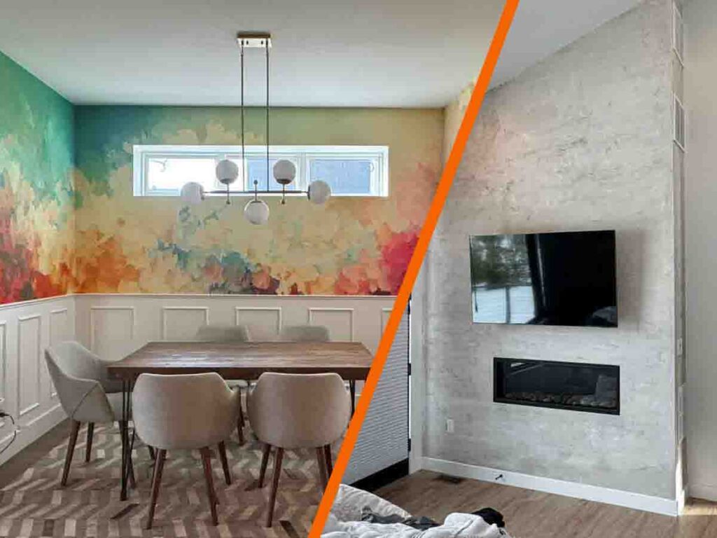 Wallpaper vs. Decorative Plaster