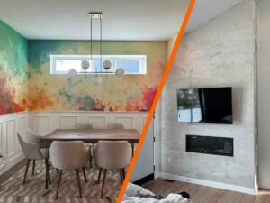 Wallpaper vs. Decorative Plaster