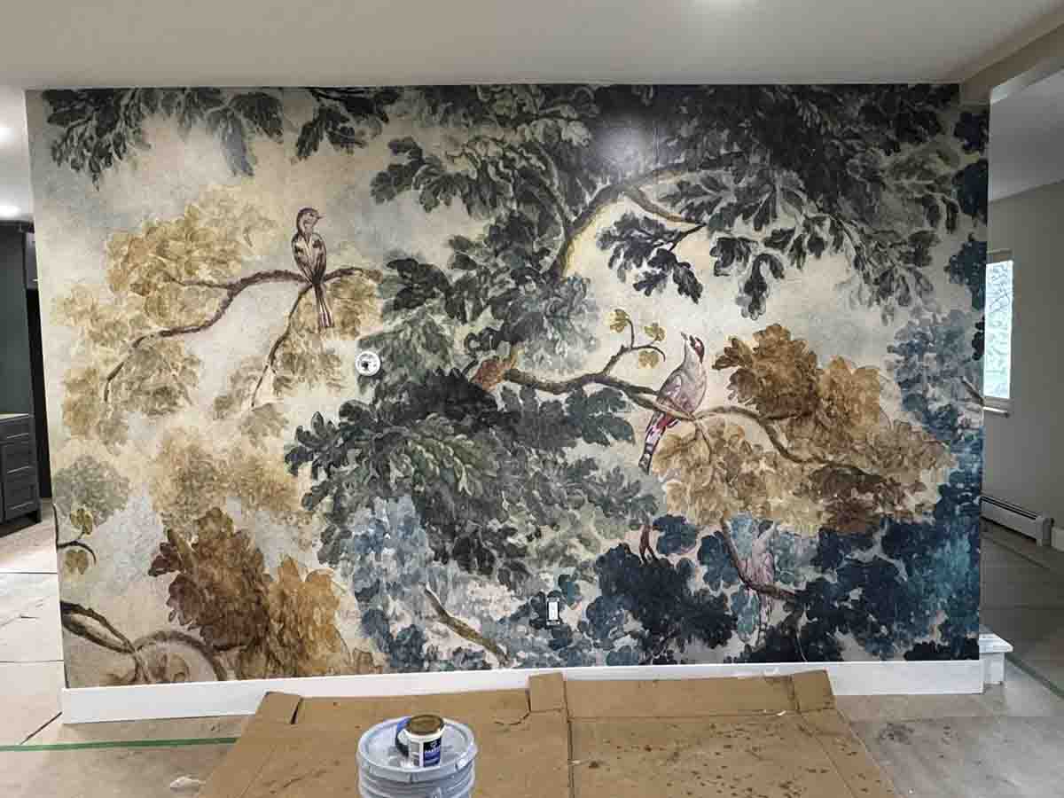 Anthropology pre-pasted wallpaper
